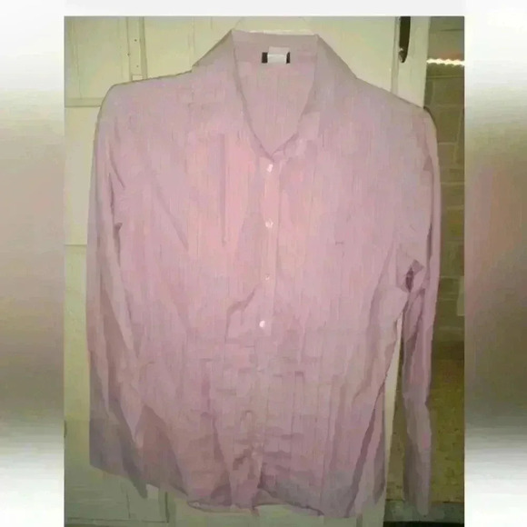 Women's Pink J Crew Button Down Long Sleeve Blouse Size Small RN#77388 - Picture 1 of 4